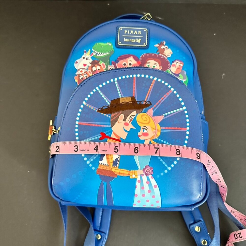 Loungefly Pixar Moment Woody & Bo Peep Mini Backpack and Wallet Toy Story 4 - Picture 8 of 16